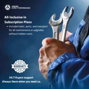 จ่ายรายเดือน Blower Compressor Oil-Free | AERZEN Subscription Plan