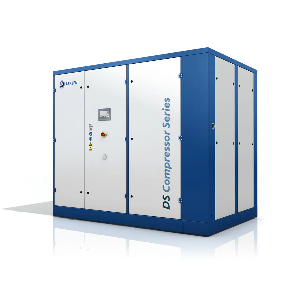 คอมเพรสเซอร์สกรู Delta Screw DS Series ของ AERZEN ลมอัดปราศจากน้ำมัน 100% ประหยัดพลังงาน