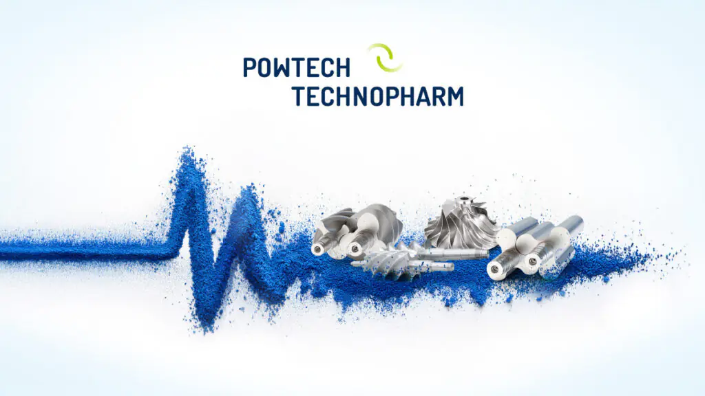 แบนเนอร์ AERZEN ร่วมงานแสดงสินค้า POWTECH TECHNOPHARM 2025 ด้านเทคโนโลยีกระบวนการผง