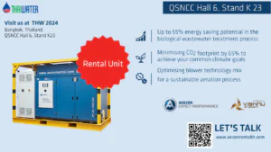 55% Energy Savings! AERZEN Rental at Thai Water Expo 2024