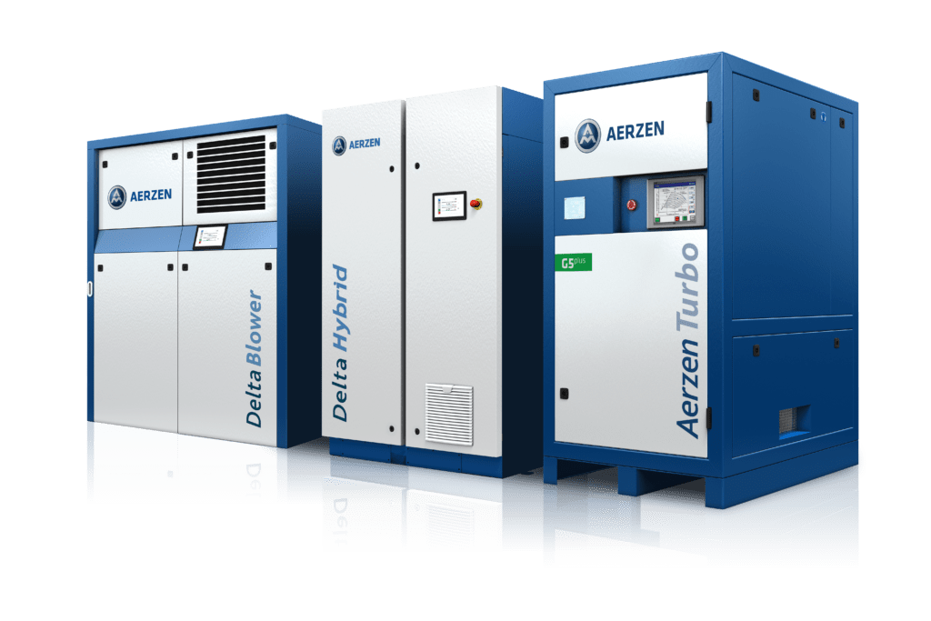 AERZEN Centrifugal Positive Displacement Screw บลาวเออร์ — เปรียบเทียบเทคโนโลยี