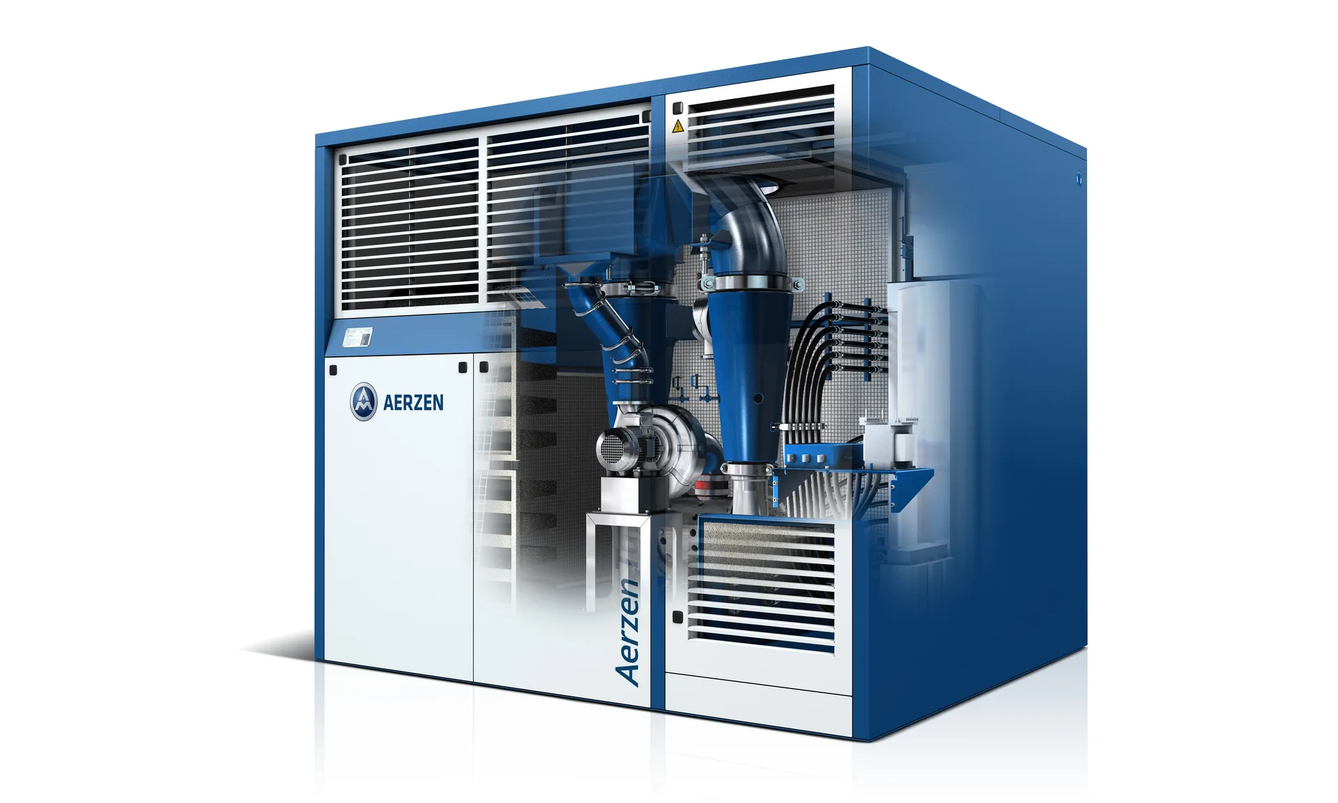 AERZEN Turbo G5plus high-efficiency turbo blower for rental — large-scale wastewater aeration