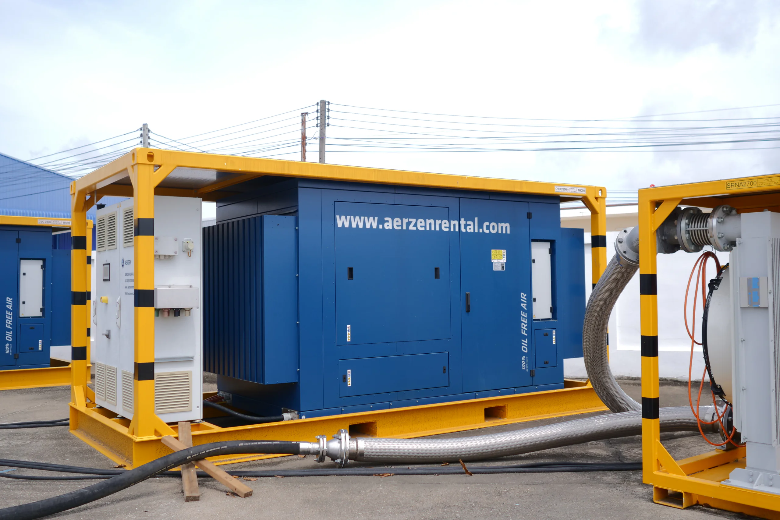 filters oils efficiency cost savings — AERZEN Class 0 oil-free industrial rental fleet | AERZEN Rental Thailand